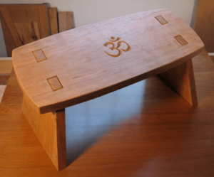 Handcrafted Fastener Free Meditation Bench